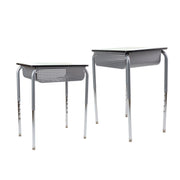 OFD 18x24 Belly Curve MTL Book Box 2pk / Dry Erase-Black-Silver - Silver