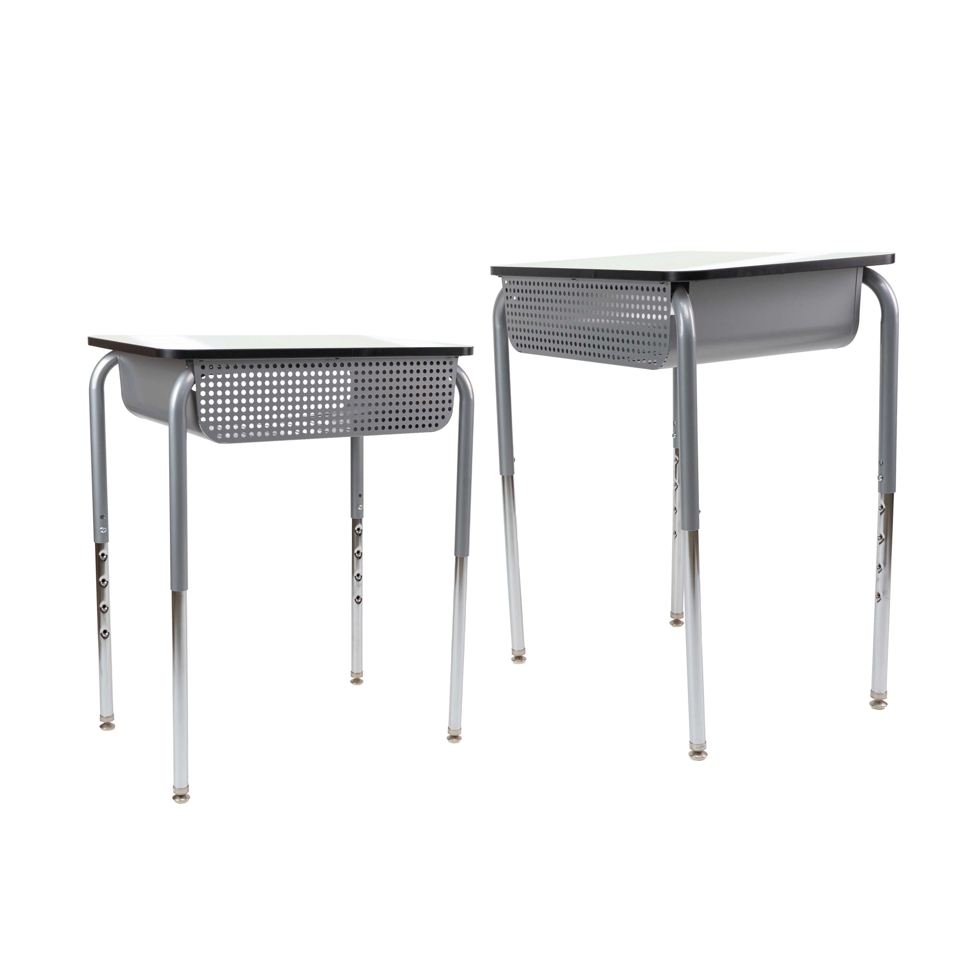 OFD 18x24 Belly Curve MTL Book Box 2pk / Dry Erase-Black-Silver - Silver