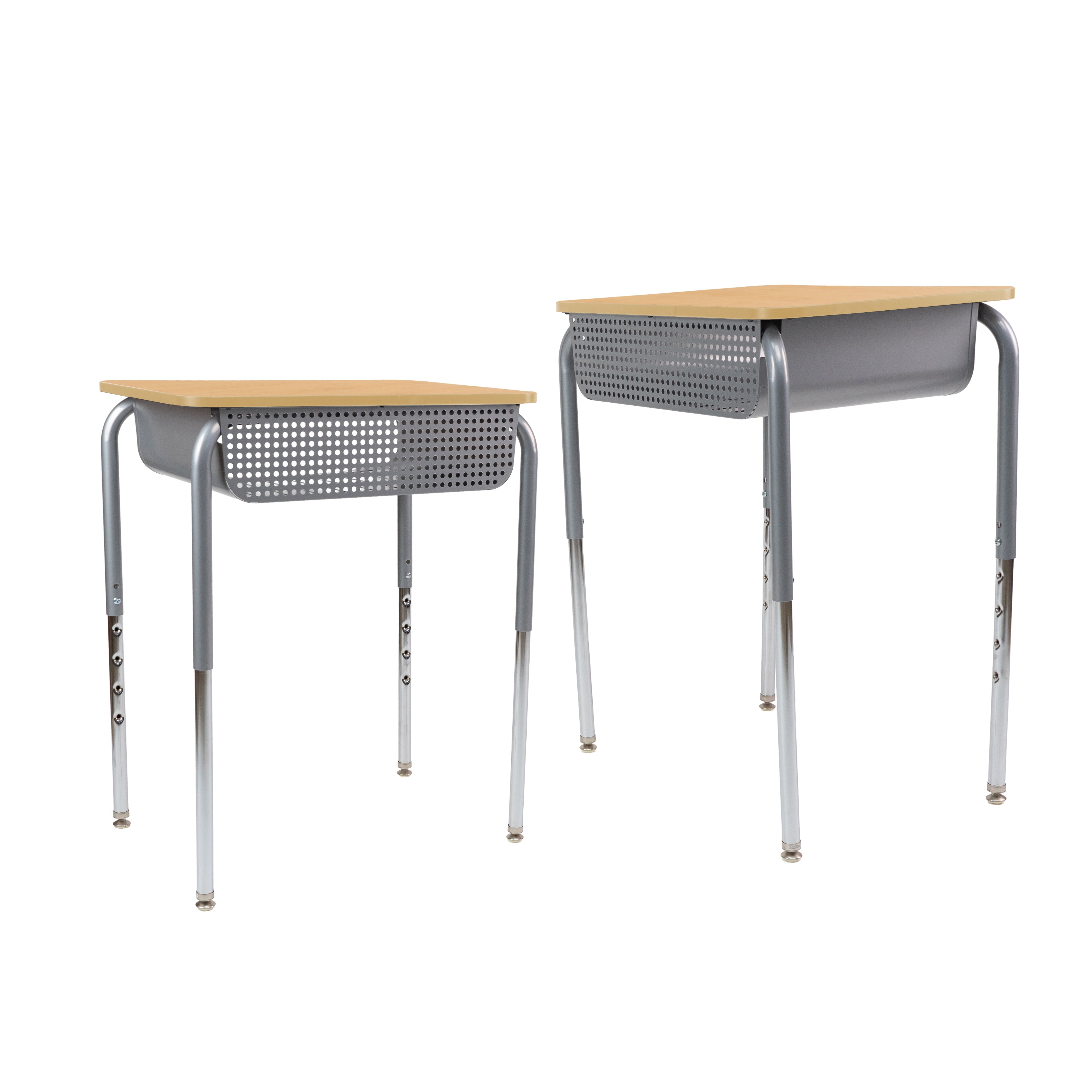 OFD 18x24 Belly Curve MTL Book Box 2pk / Maple-Maple-Silver - Silver