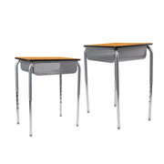OFD 18x24 Belly Curve MTL Book Box 2pk / Oak-Black-Silver - Silver