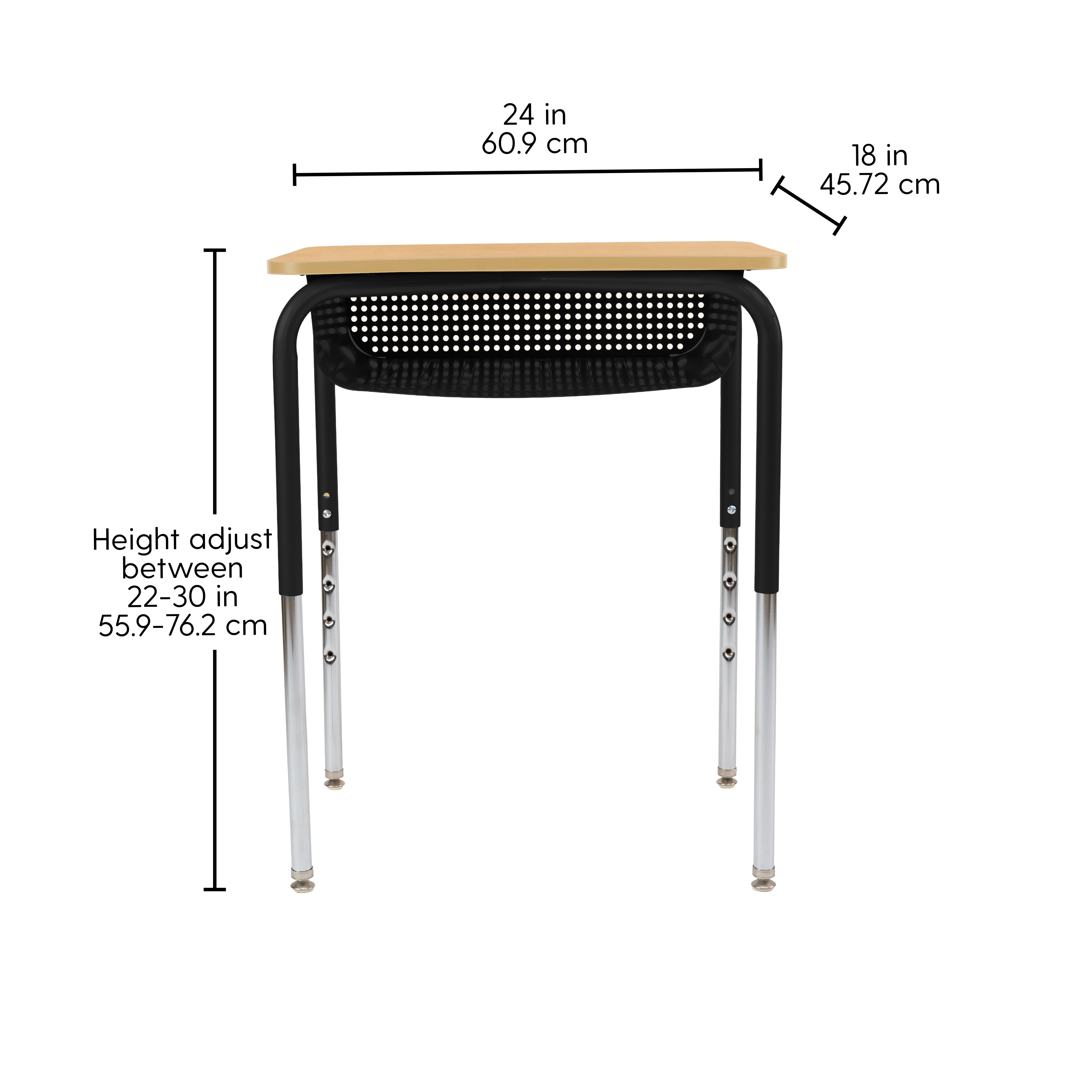 OFD 18x24 Belly Curve MTL Book Box 2pk / Maple-Maple-Black - Black