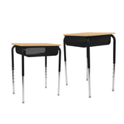 OFD 18x24 Belly Curve MTL Book Box 2pk / Maple-Maple-Black - Black
