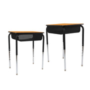 OFD 18x24 Belly Curve MTL Book Box 2pk / Oak-Black-Black - Black