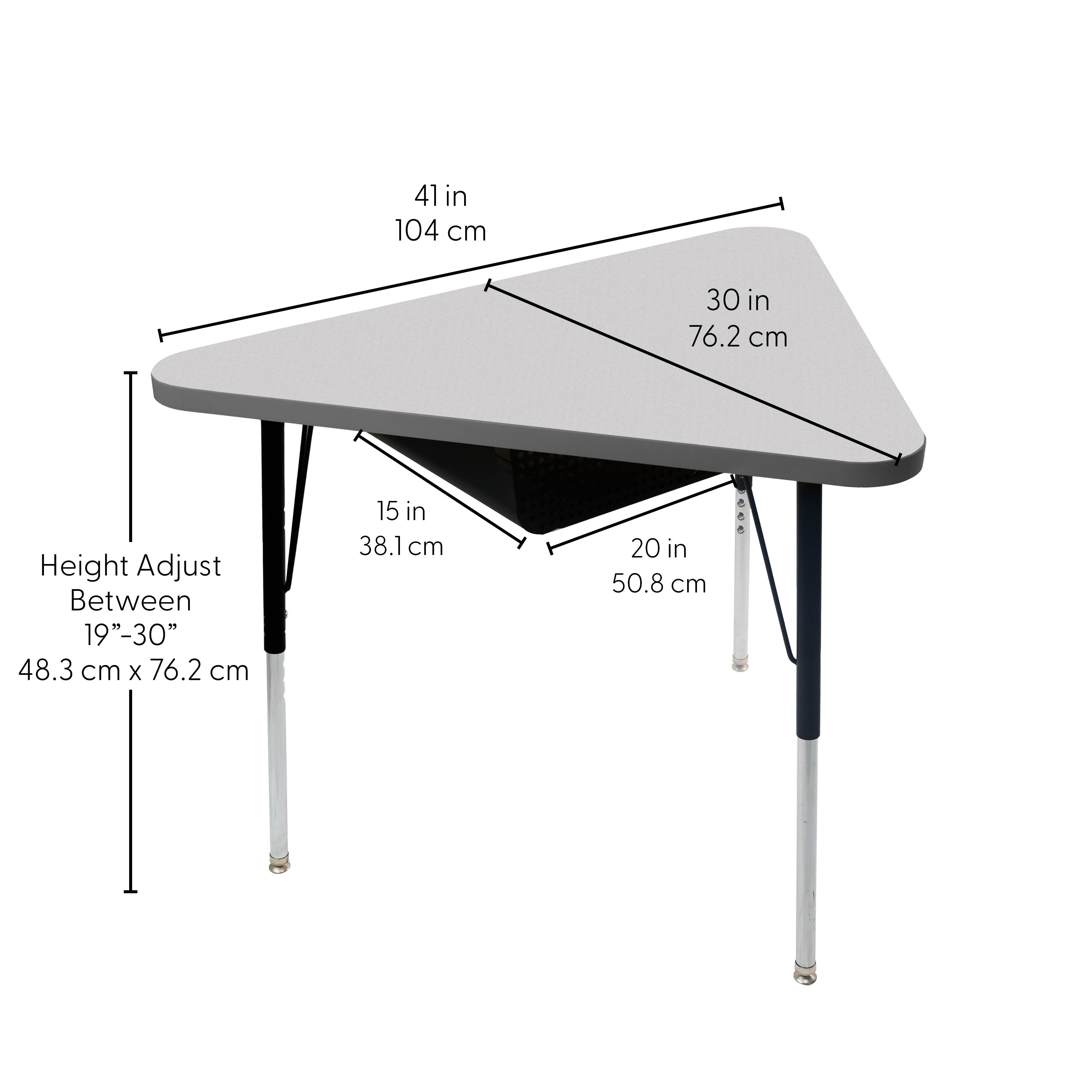 TF Triangle 30x41 MTL Book Box Standard Swvl 4pk / Gray-Graphite-Black