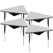 TF Triangle 30x41 MTL Book Box Standard Swvl 4pk / Gray-Graphite-Black