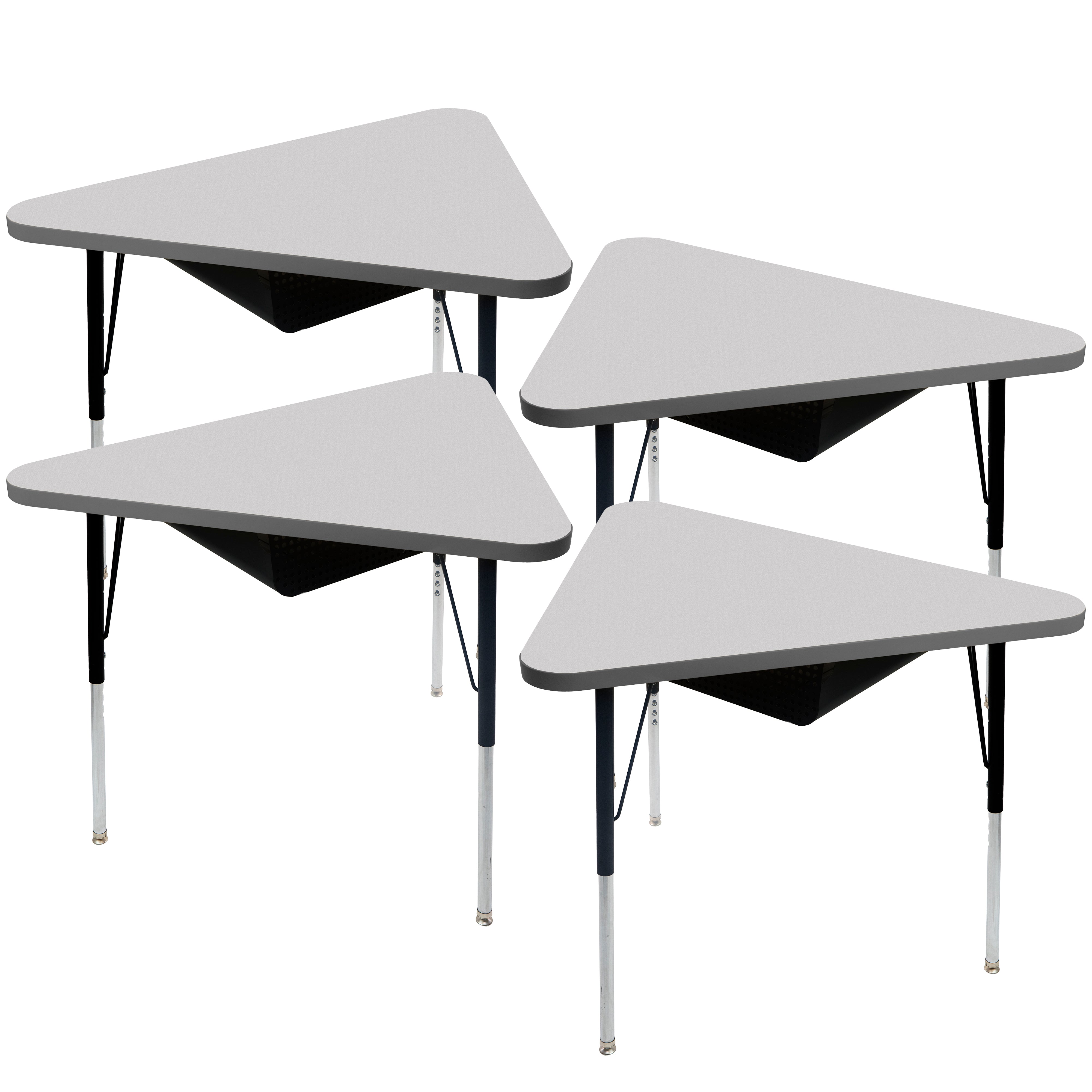 TF Triangle 30x41 MTL Book Box Standard Swvl 4pk / Gray-Graphite-Black
