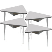 TF Triangle 30x41 MTL Book Box Standard Swvl 4pk / Gray-Graphite-Silver
