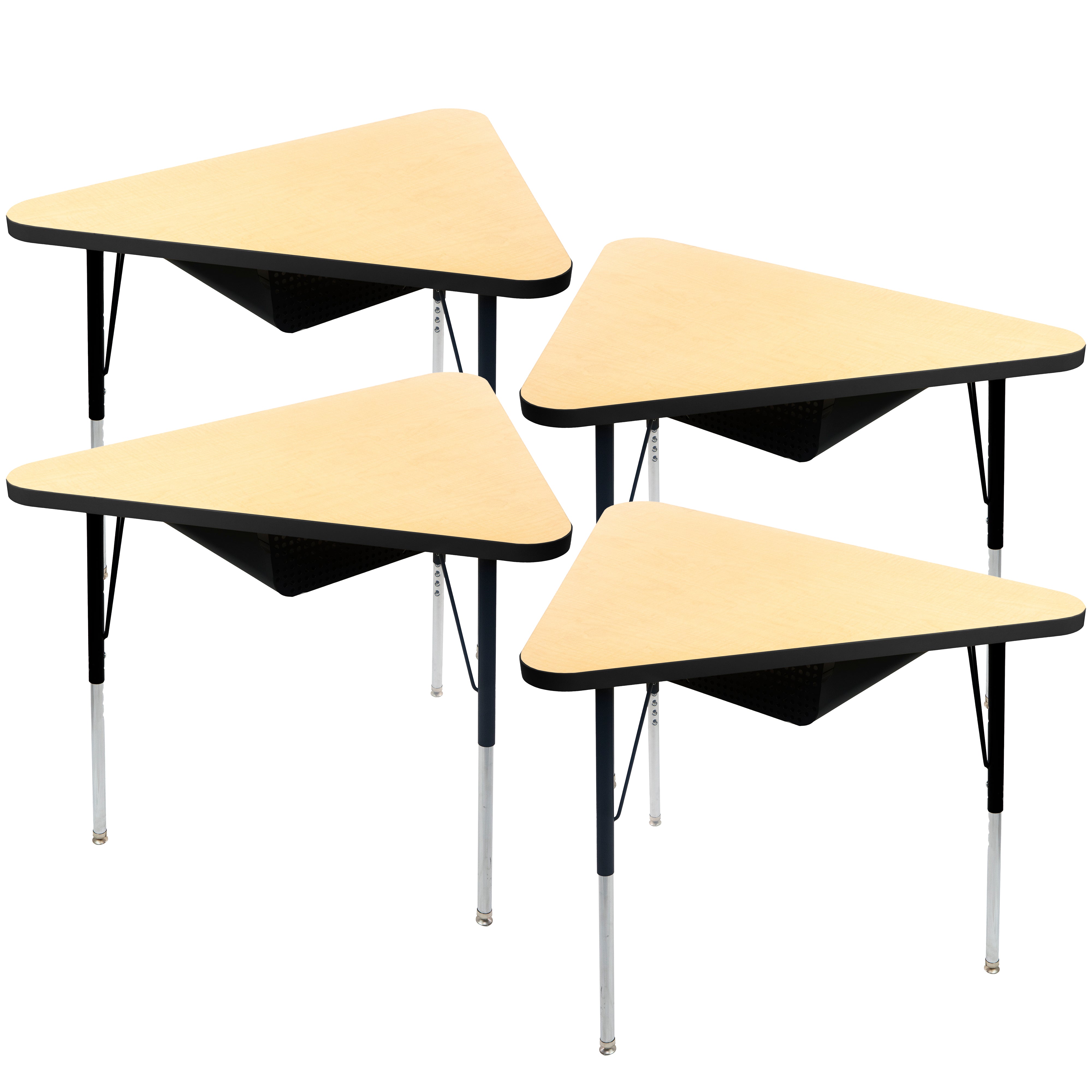 TF Triangle 30x41 MTL Book Box Standard Swvl 4pk / Maple-Black-Black