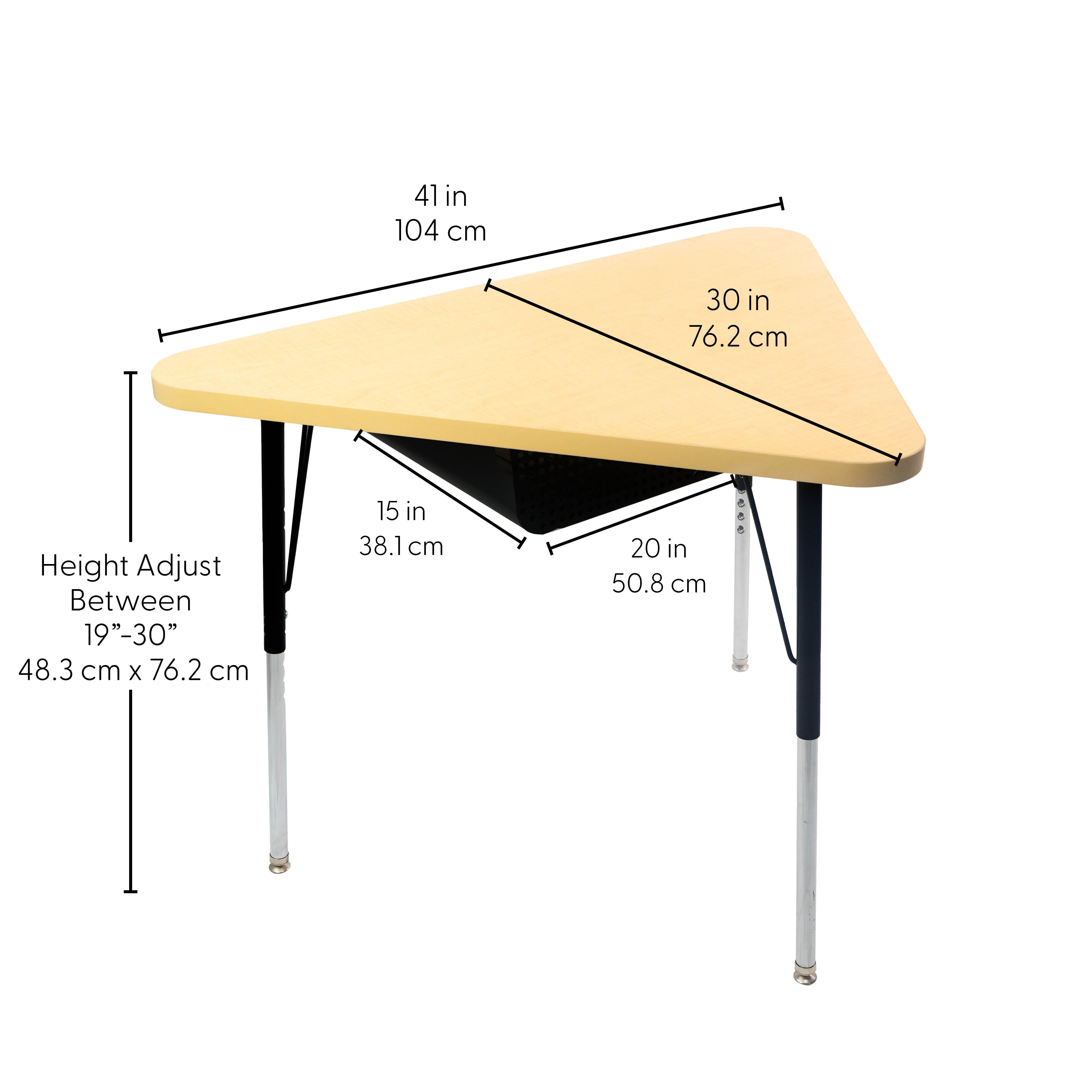 TF Triangle 30x41 MTL Book Box Standard Swvl 4pk / Maple-Maple-Black