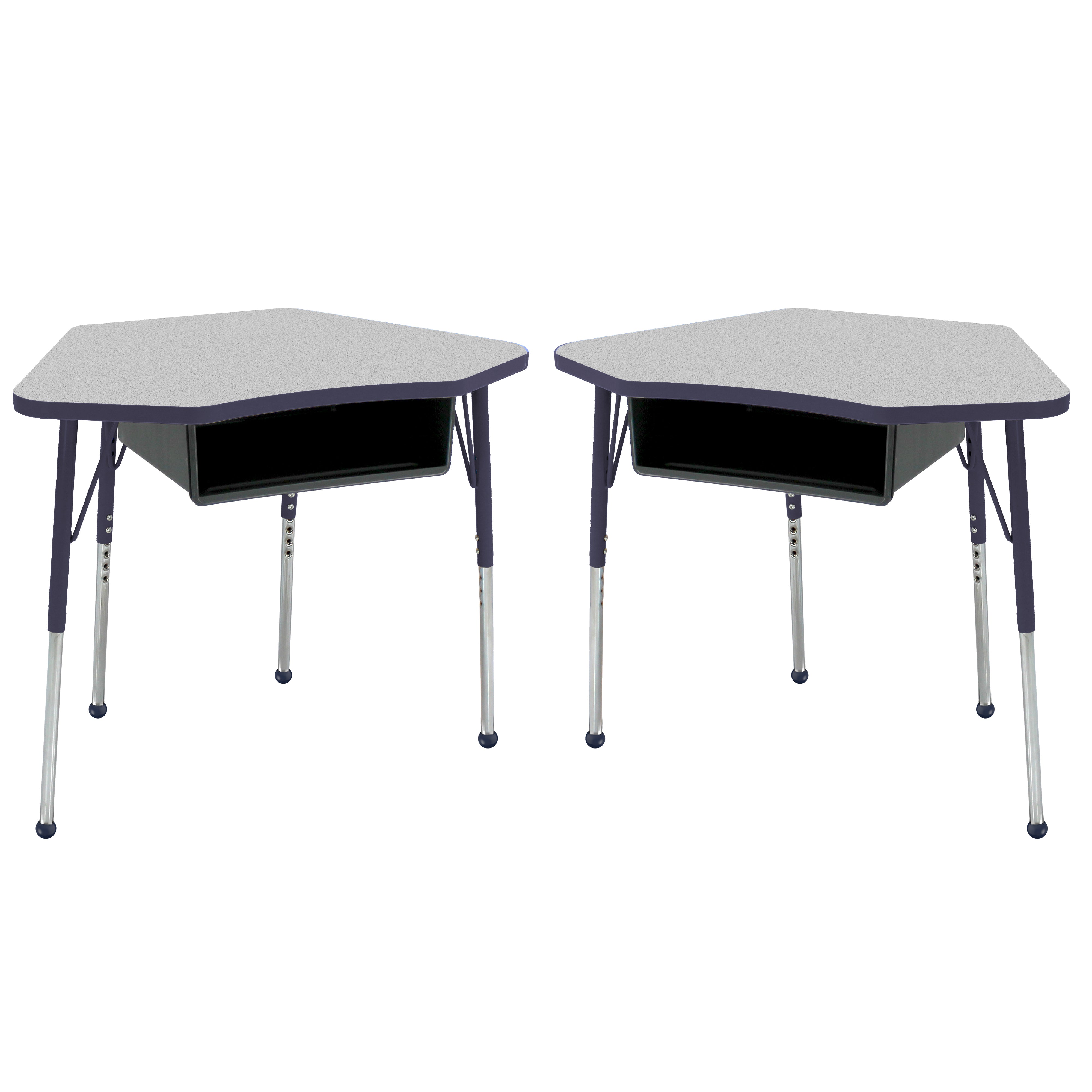 TF Petal 24x36 Book Box Stnd Ball 2pk / Gray-Navy - Navy