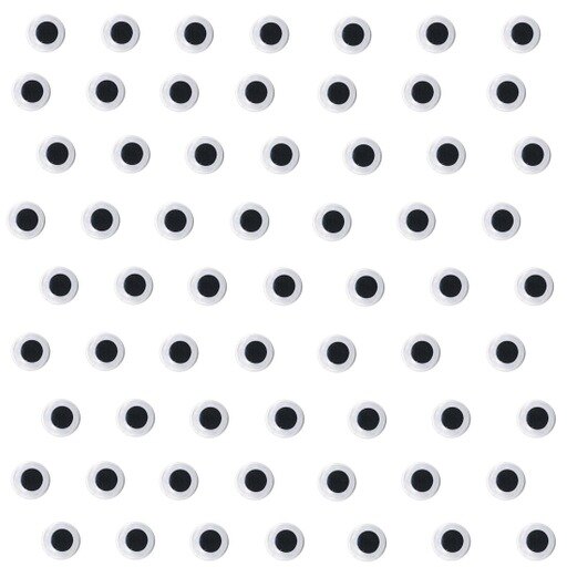 + 7mm Paste-on Wiggle Eyes 144/