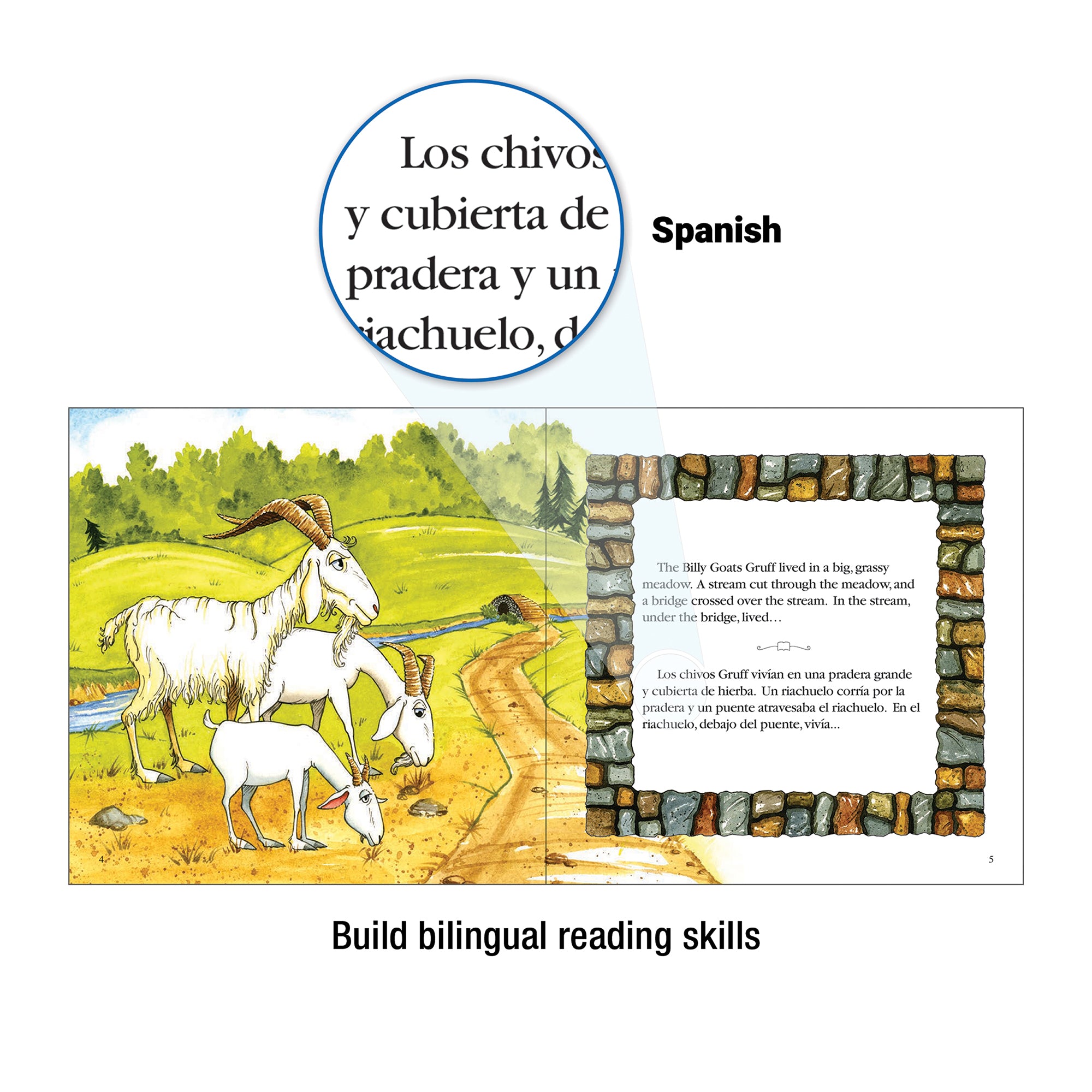 Three Billy Goats Gruff: Los Tres Chivitos