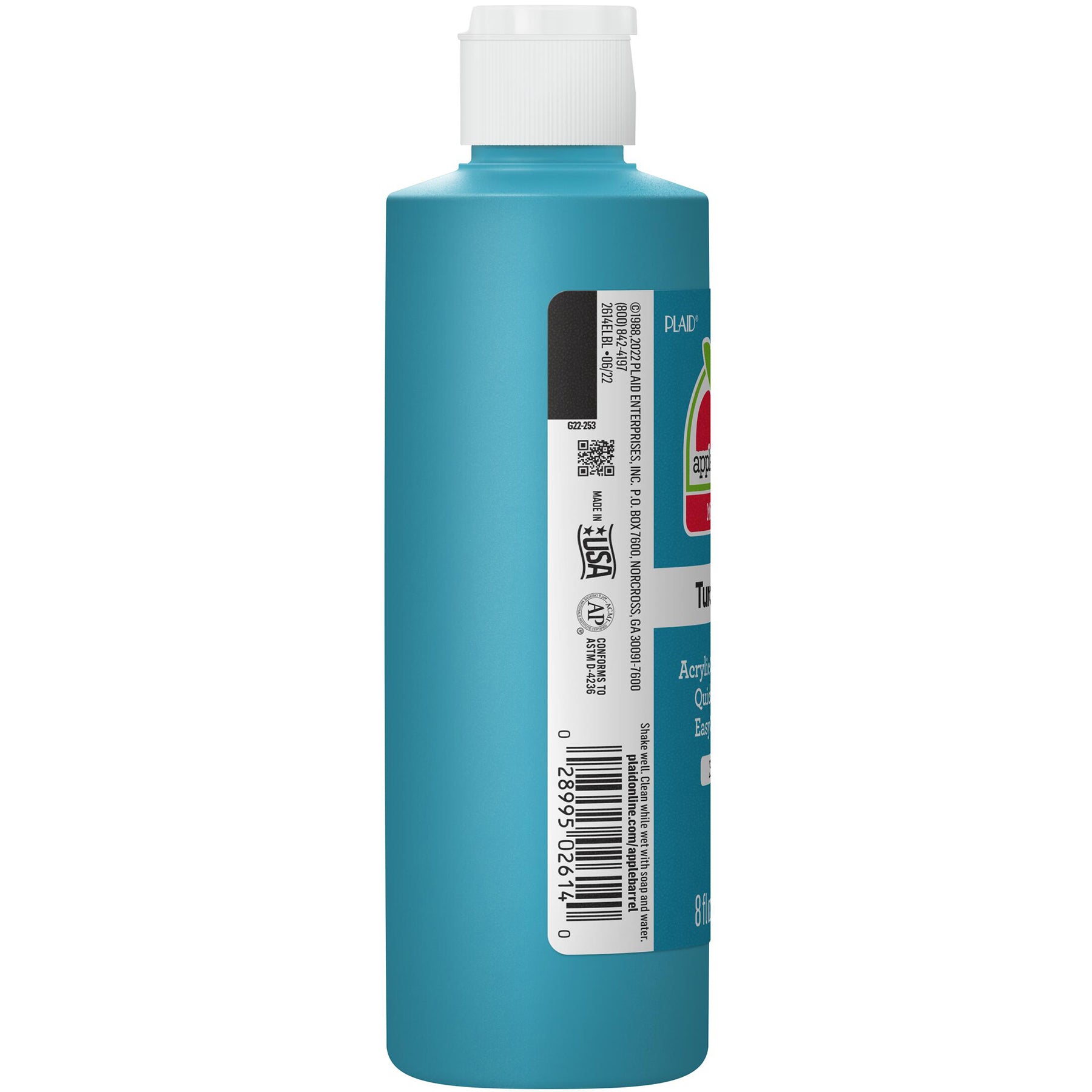 Acrylic Paint Matte, 8oz., Turquoise