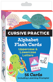 Cursive Practice Alphabet Flash Cards