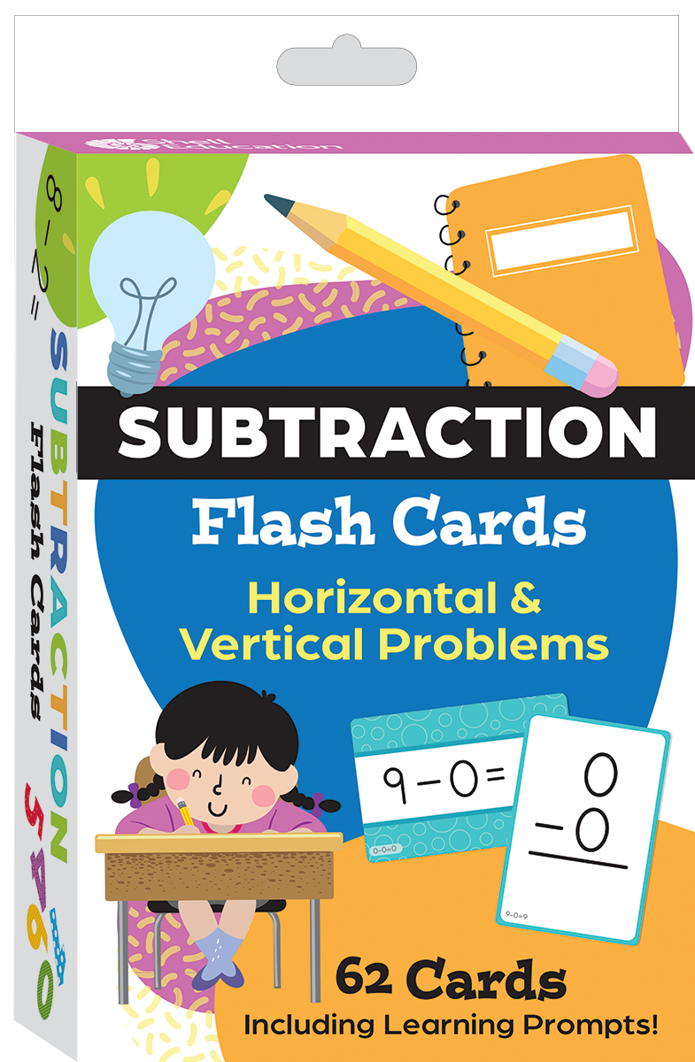 Subtraction Flash Cards