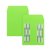 Bright Pressure Sensitive Pockets Electric Lime 3.5"x5", 30