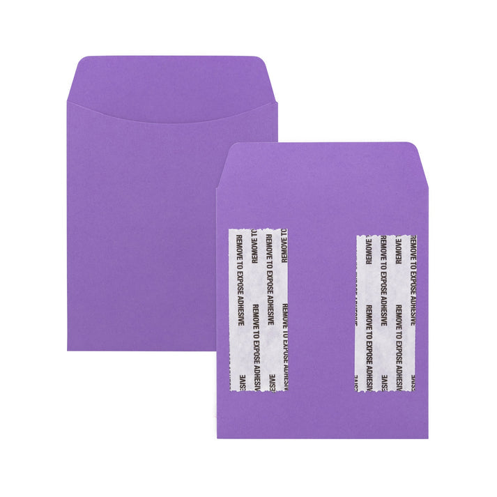 Bright Pressure Sensitive Pockets Violet 3.5"x5", 30