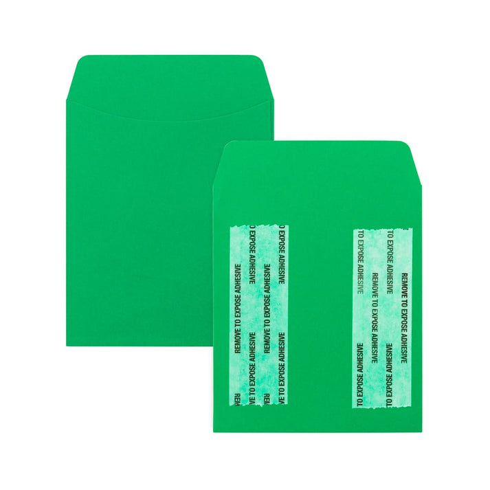 Bright Pressure Sensitive Pockets Shamrock 3.5"x5", 30