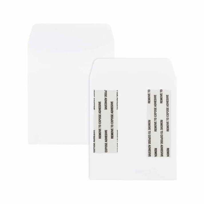 Bright Pressure Sensitive Pockets White 3.5"x5", 30