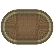 Braidful Nature Colors - 6ft x 9ft - Oval - Brown