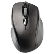 Kensington Pro Fit Mid-size Wireless Mouse - Mid Size Mouse - Optical - Wireless - Radio Frequency - 2.40 GHz - Black - USB - 1750 dpi - Scroll Wheel - Right-handed - 1 Each