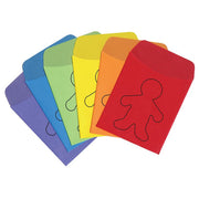 People Pockets, 24 ct -4 ea. red, orange, yellow, green, blue & purple