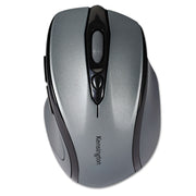 Kensington Pro Fit Mid-size Wireless Mouse - Optical - Wireless - Radio Frequency - 2.40 GHz - Graphite Gray - USB - 1750 dpi - Scroll Wheel - Right-handed - 1 Each