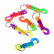 US Toy Company KC216 Jumbo Crystal Snap Keychains - Pack of 12