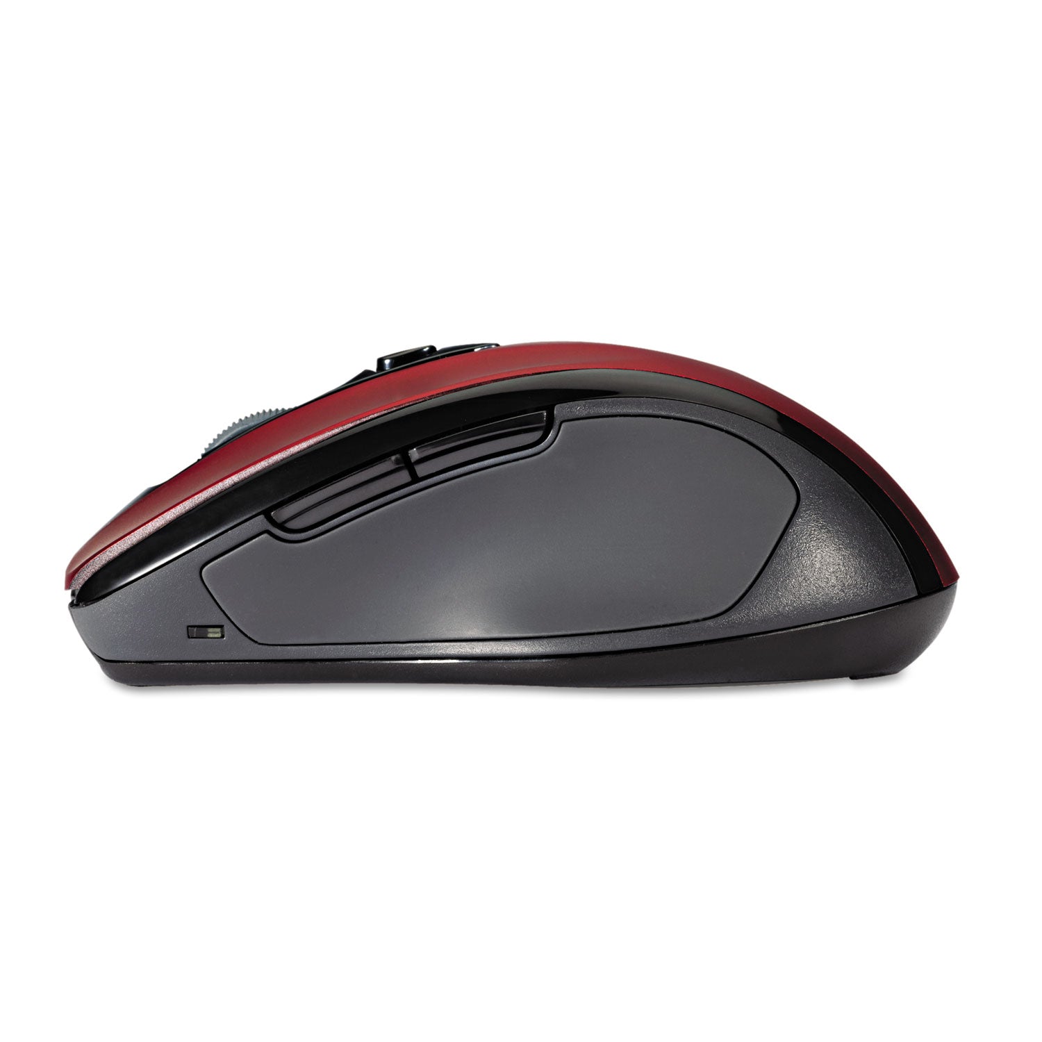Kensington Pro Fit Mid-Size Wireless Mouse - Optical - Wireless - Radio Frequency - 2.40 GHz - Ruby Red - USB - 1750 dpi - Scroll Wheel - 3 Button(s) - Right-handed - 1 Each