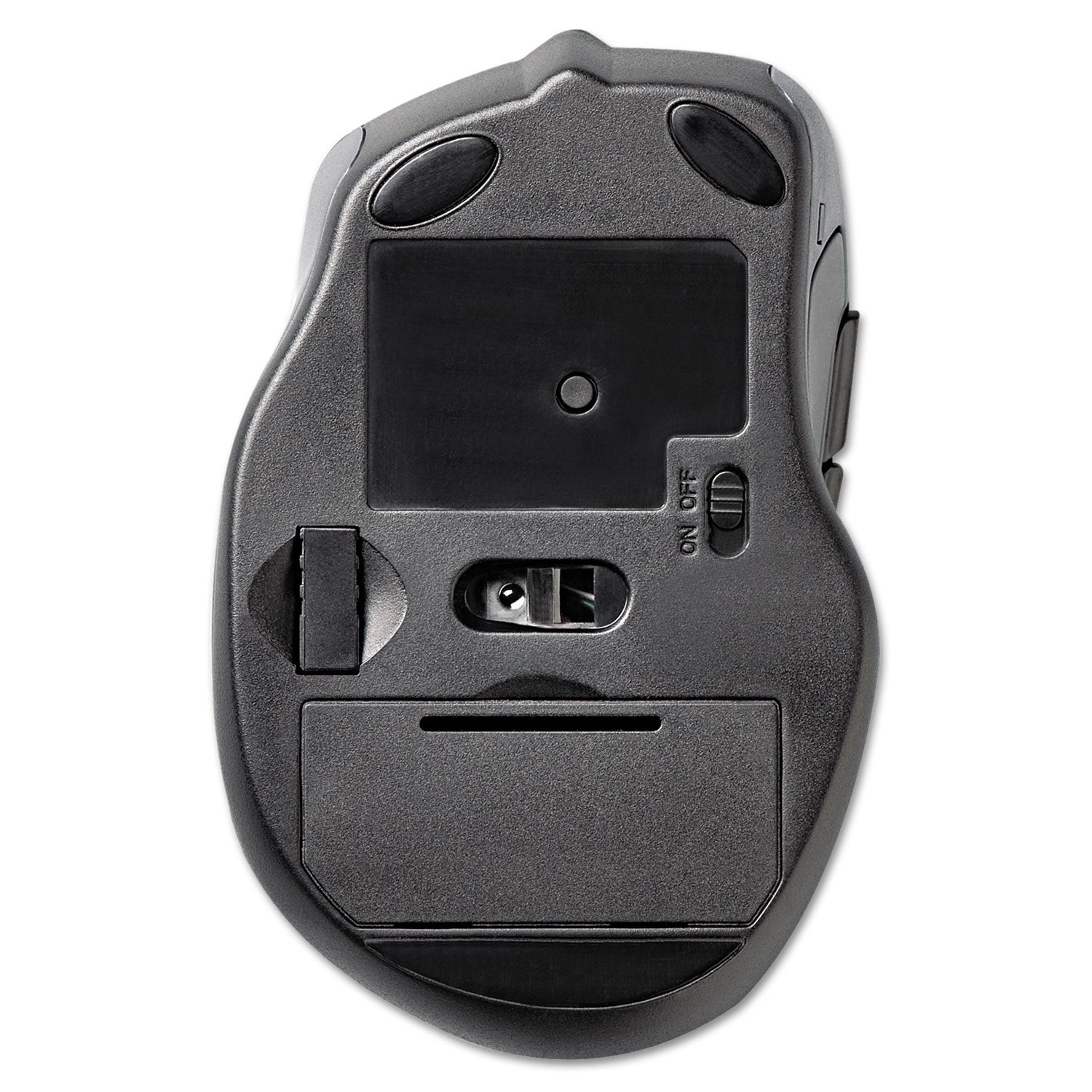 Kensington Pro Fit Mid-size Wireless Mouse - Mid Size Mouse - Optical - Wireless - Radio Frequency - 2.40 GHz - Black - USB - 1750 dpi - Scroll Wheel - Right-handed - 1 Each