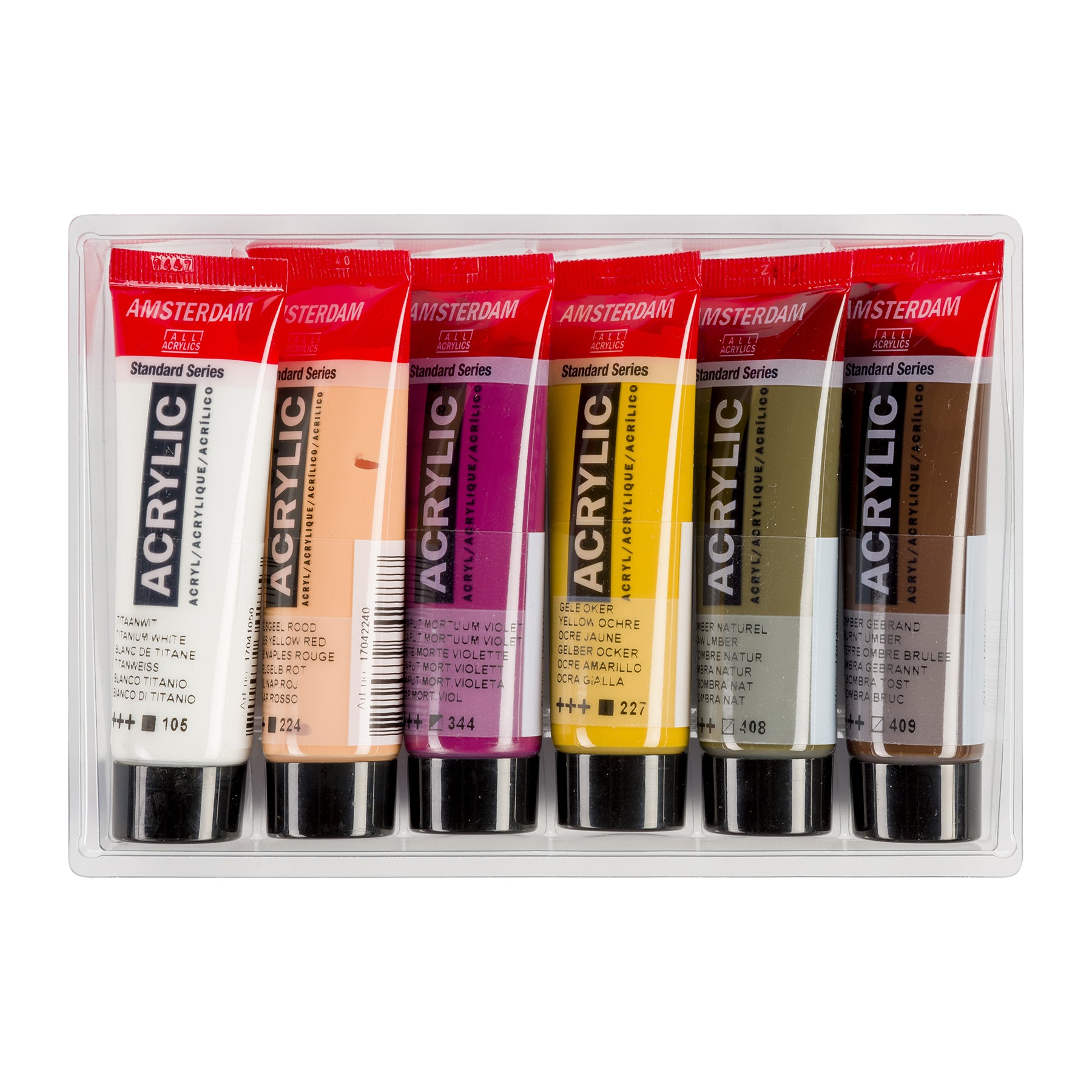 Standard Acrylic Portrait Colors Set, 6 x 20mL