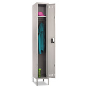 Locker Steel Single Tier Gray