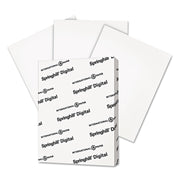 Springhill Multipurpose Cardstock, White, 8.5" x 11", 67 lb, 92 Brightness, 97% Opacity, Acid-free, Foldable, Pre-scored, Fast-drying, Archival-safe, SFI Certified, 1 Pack