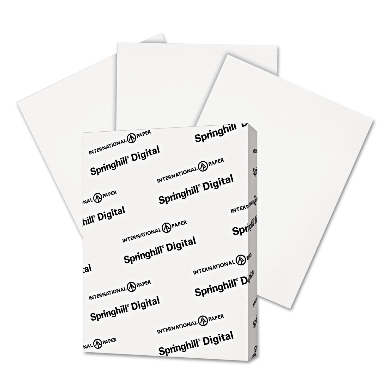 Springhill Multipurpose Cardstock, White, 8.5" x 11", 90 lb, 92 Brightness, Smooth, Acid-Free, 1 Pack