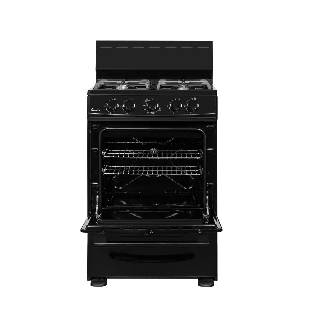 Impecca Impecca 20” Gas Range, Black