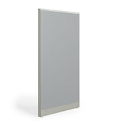 OfficeSource Panels II 36"W X 66"H Upholstered Panel w/ Light Gray Frame - Moonlight