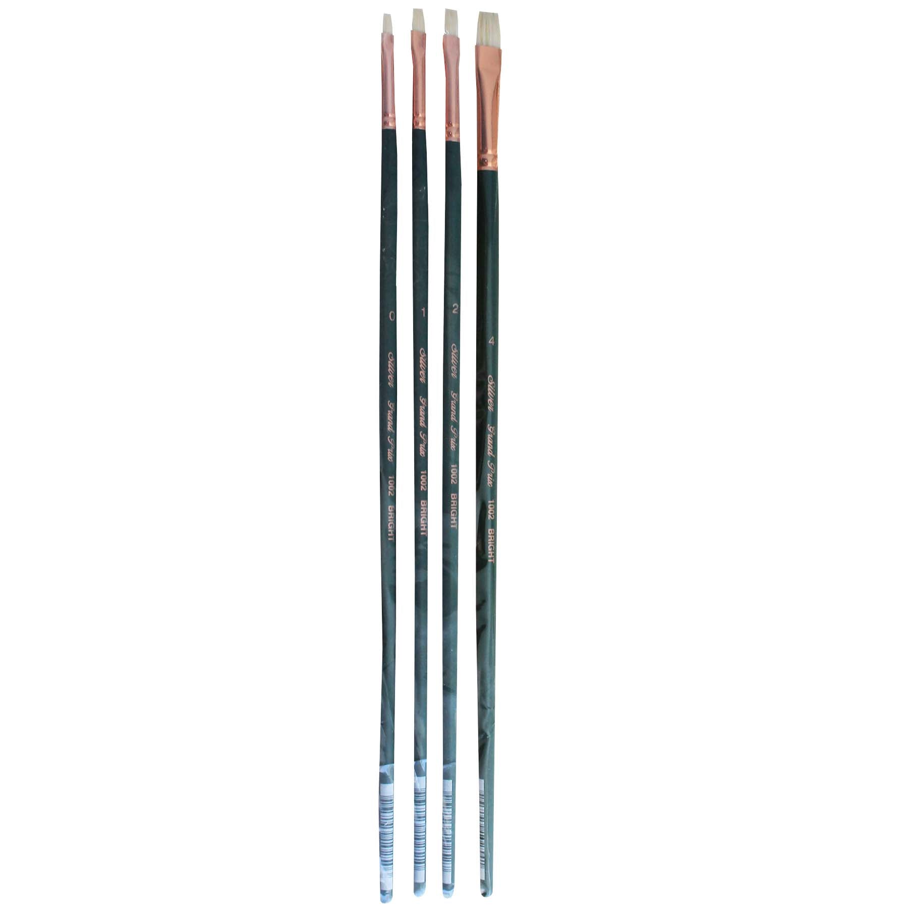 Grand Prix Small Brights, 4 Brushes
