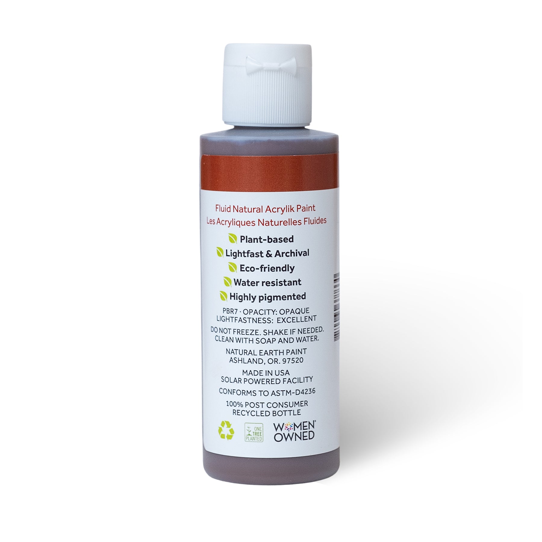Natural Fluid Acrylik - 4 oz - Burnt Sienna