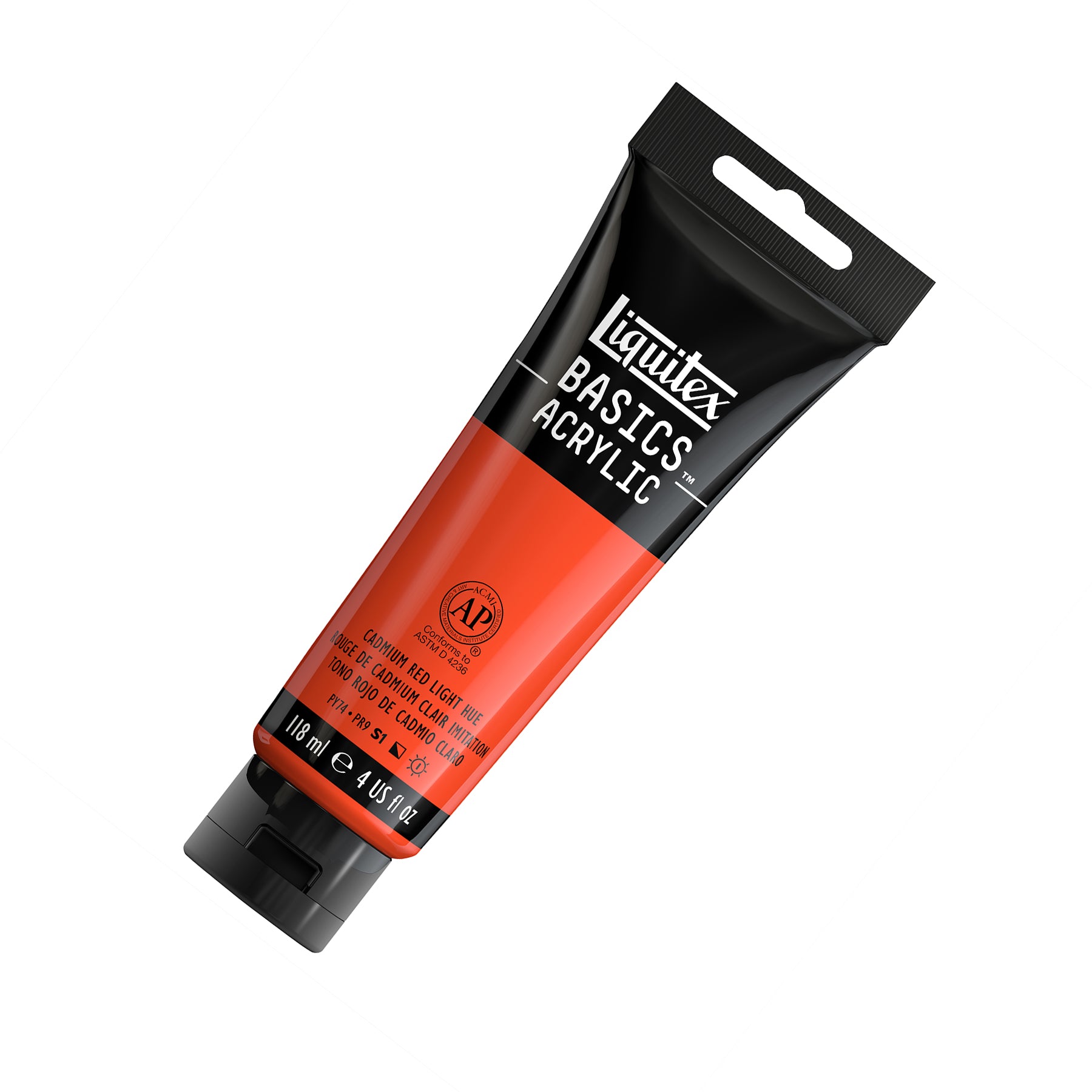 LQ BASICS 118ml tube - Cadmium Red Light Hue