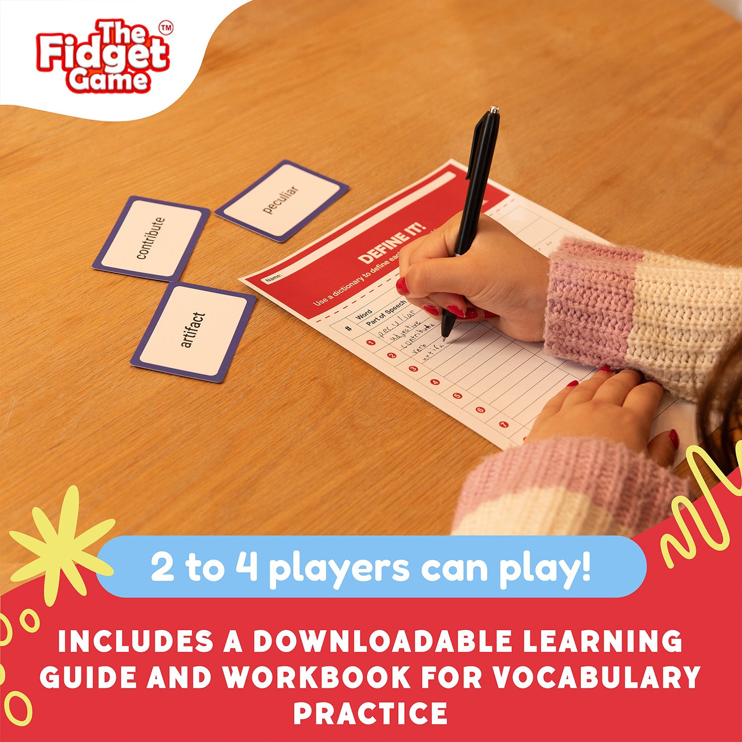 Vocabulary Words Educational Game