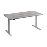 Bush Business Furniture Move 60 Series 60W x 30D Electric Height Adjustable Standing Desk in Platinum Gray with Metallic Gray Base - 59.45" Width x 29.37" Depth x 47.69" Height
