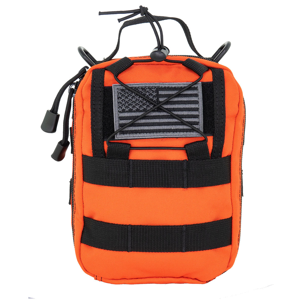 Molle Bleeding Control Bag, 6.5" x 3" x 8", Orange