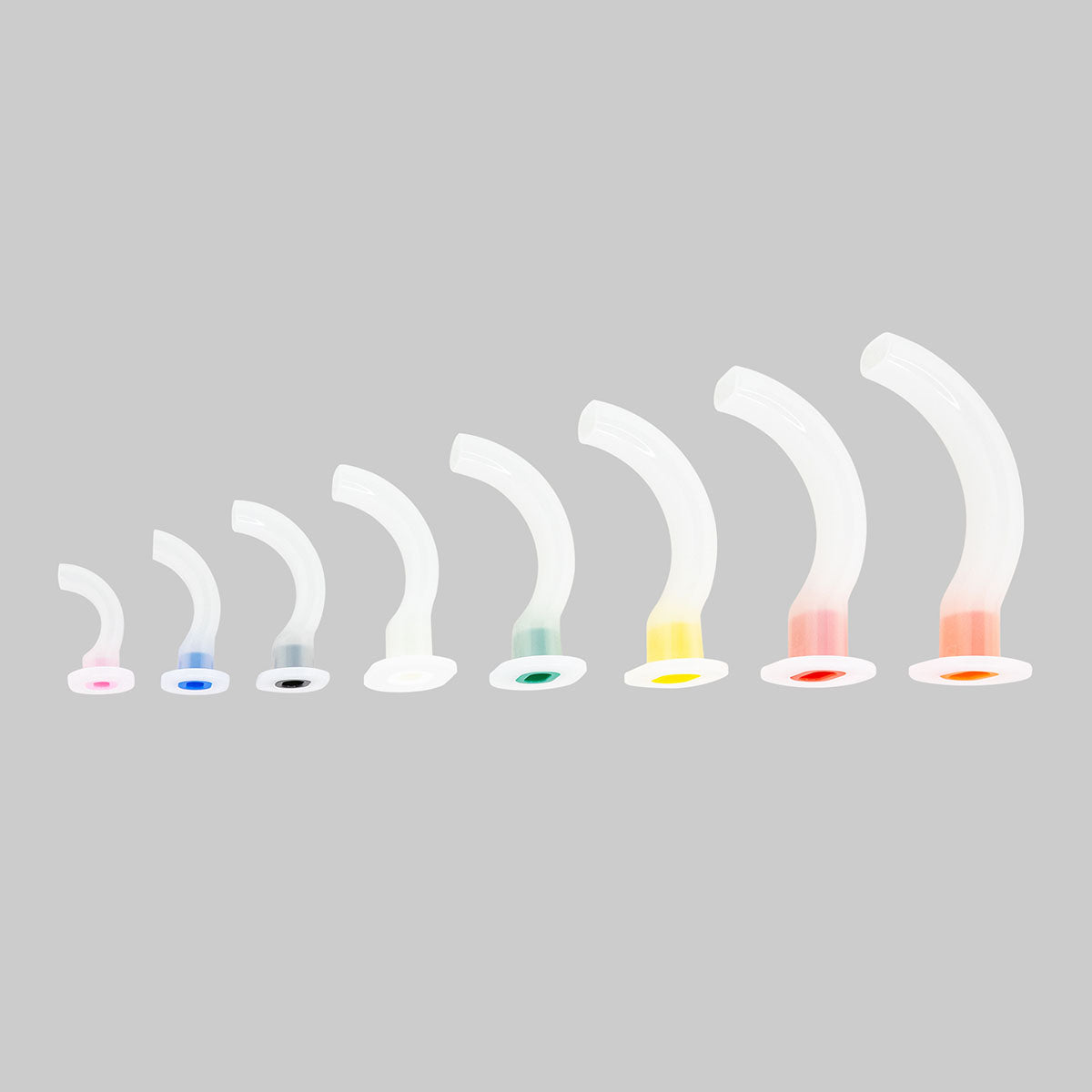 Guedel Oral Airways Kit 1 of each 40mm-110mm