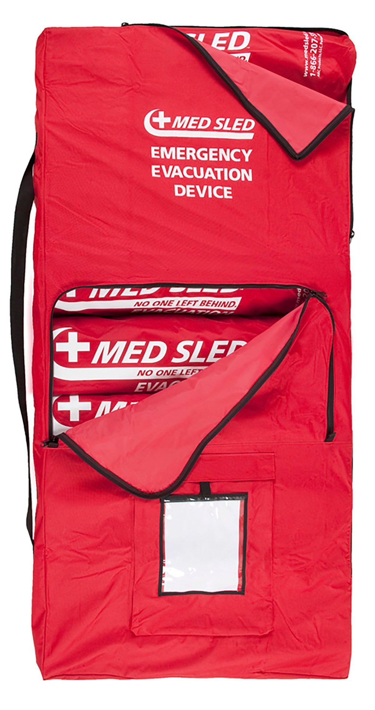 Med Sled Storage Device for 10x Standard 36" Adult Med Sleds only