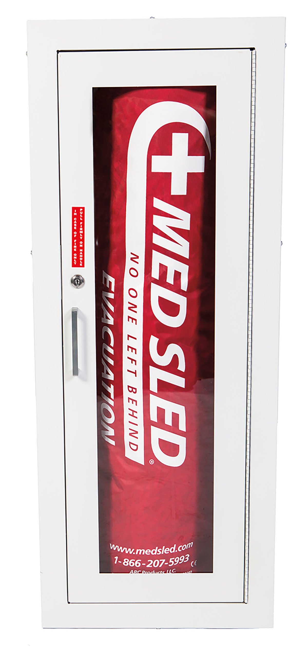 Med Sled Steel Case Storage Device for 1x Standard 36" Adult Sled or 1x Youth 28" Sled