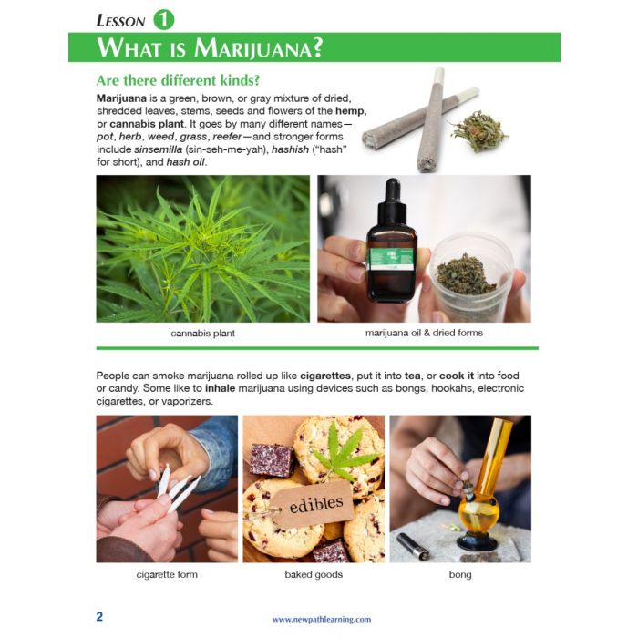 All About Marijuana Student Learning Guide