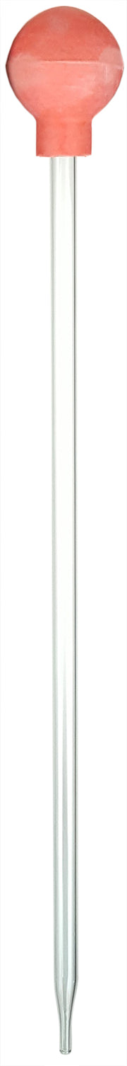 Pipet Dropping 10" Glass Pipette with 5ml Bulb. Pack 12.