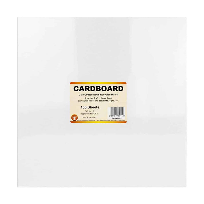 Chipboard 12" x 12", 100 sheets