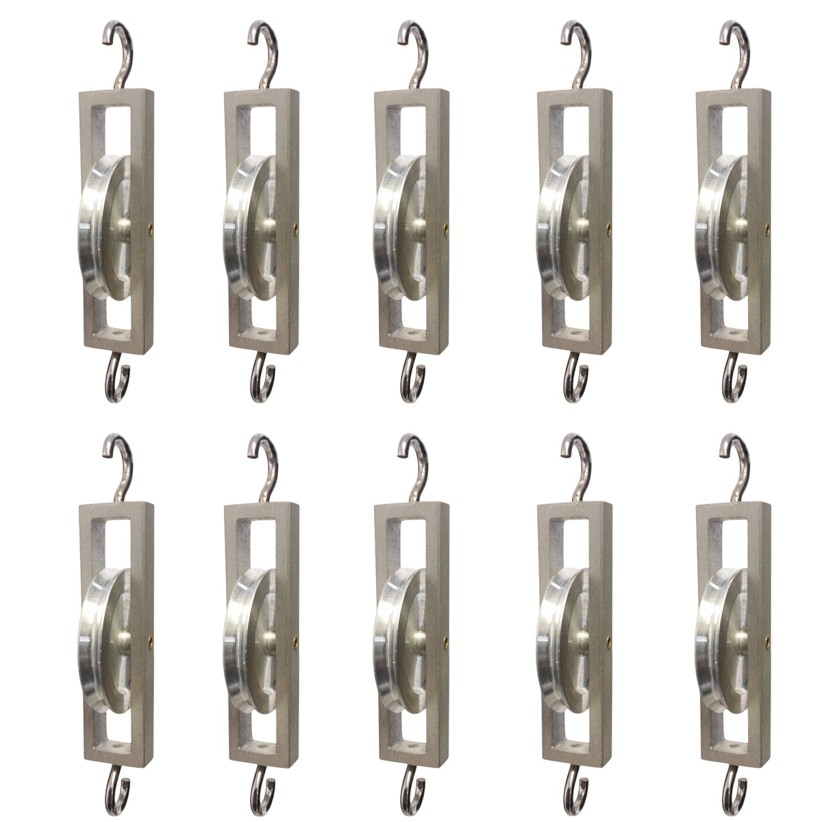Pulley, Single, Aluminum, 50mm, Pack of 10