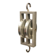 Pulley, Double, Parallel, Aluminum, 50mm